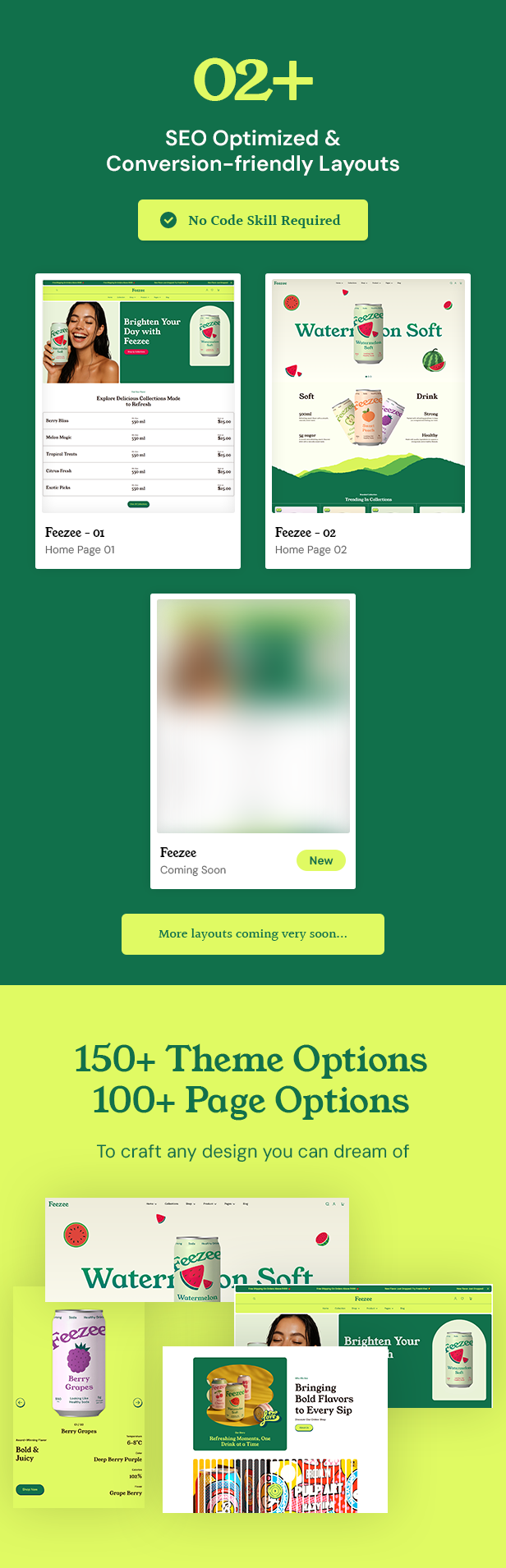 Feezee - Food and Beverage Shopify Playful Theme
