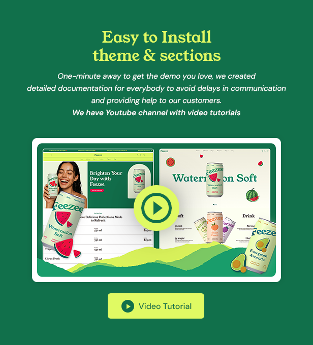 Feezee - Food and Beverage Shopify Playful Theme