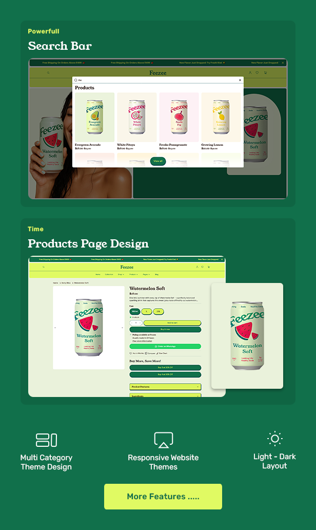 Feezee - Food and Beverage Shopify Playful Theme