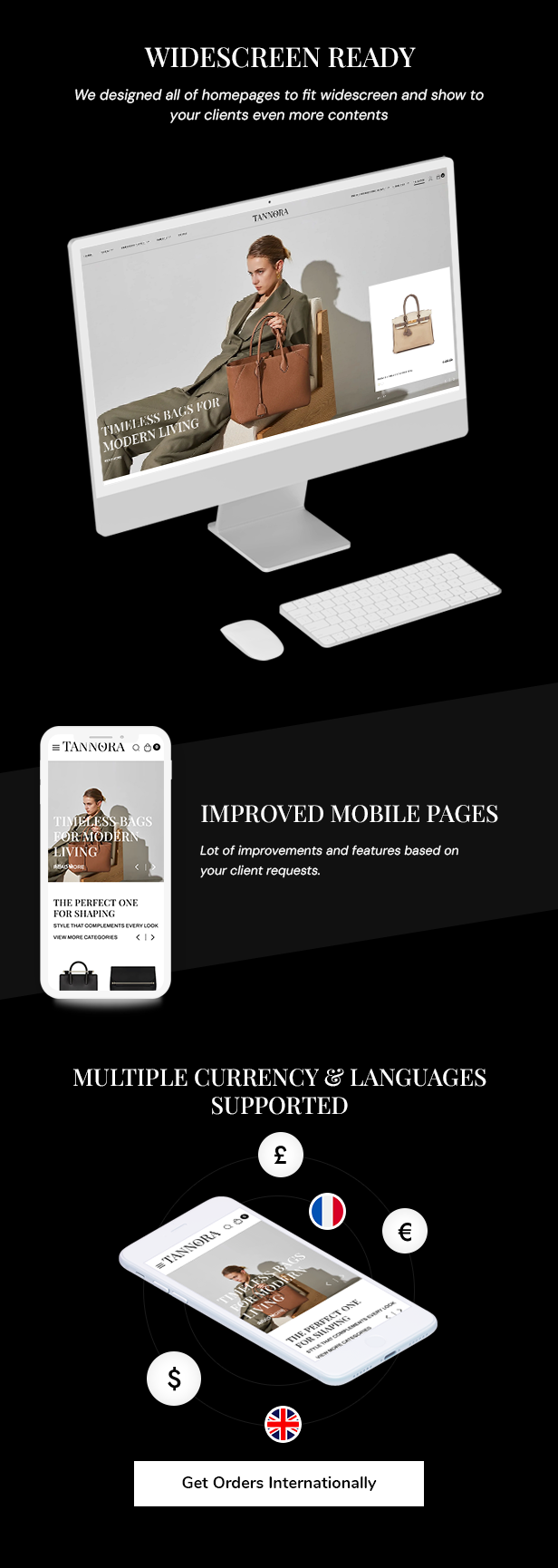 Tannora - Modern Luxury Bags & Fashion Shopify Theme