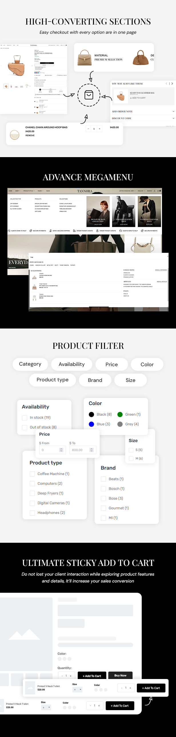 Tannora - Modern Luxury Bags & Fashion Shopify Theme