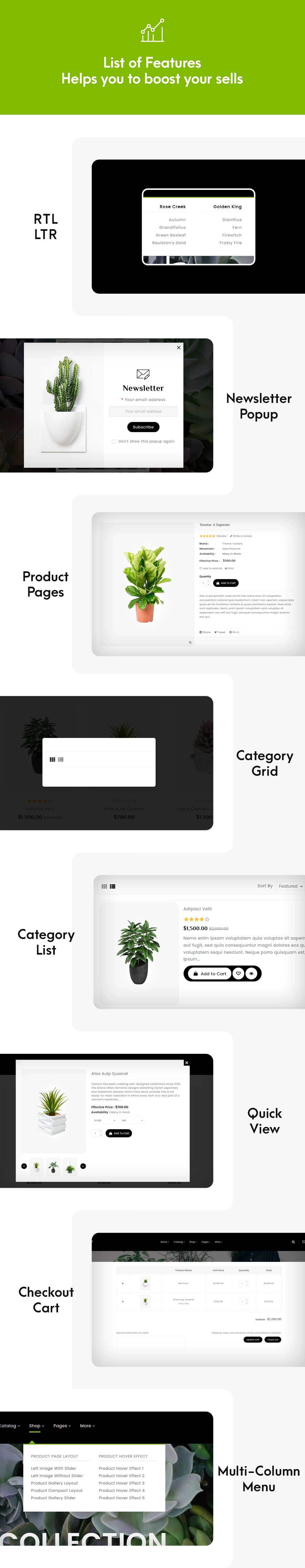 theme features