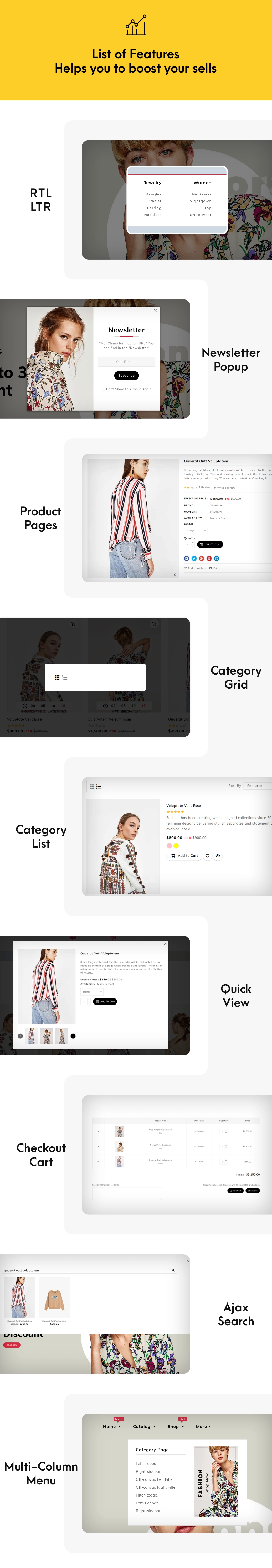 theme features
