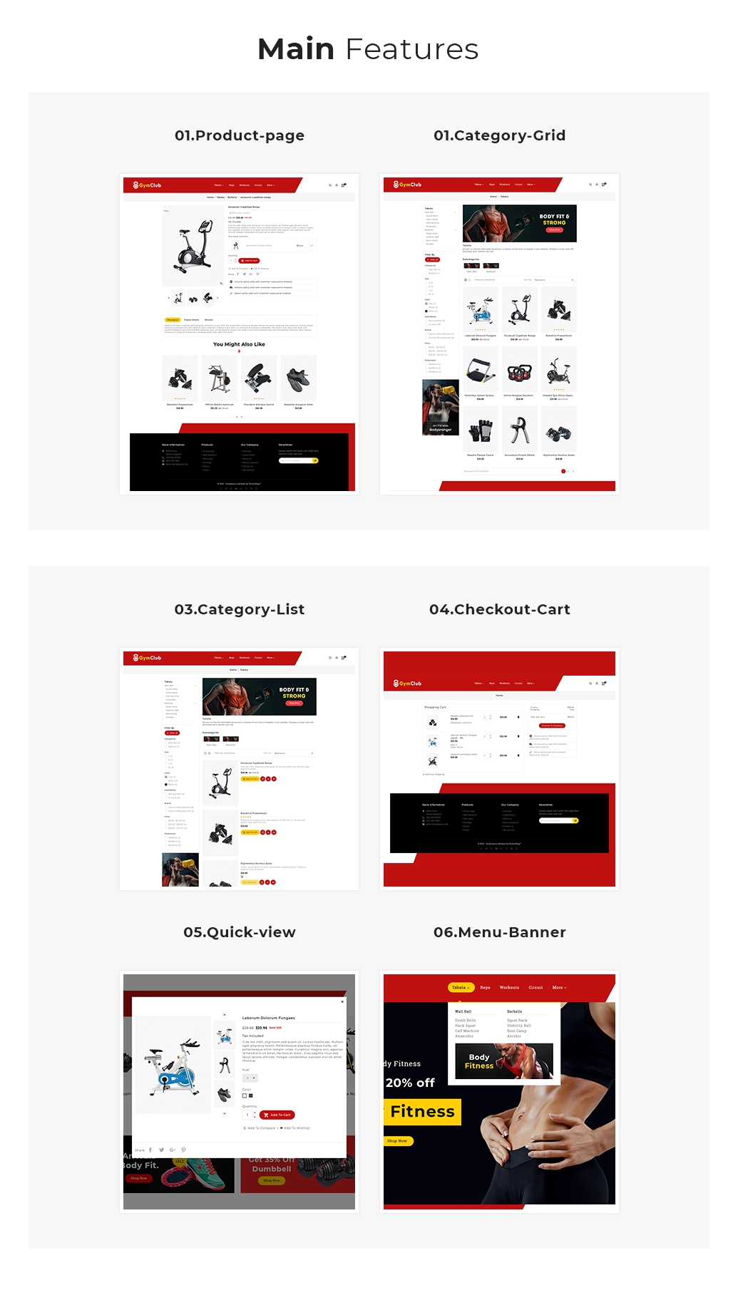 theme features