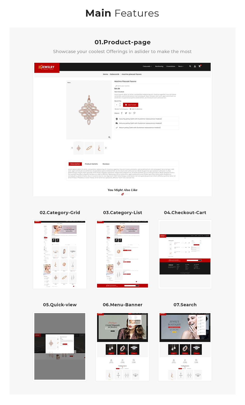 theme features