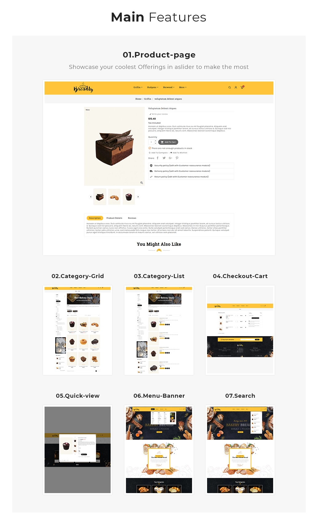 theme features