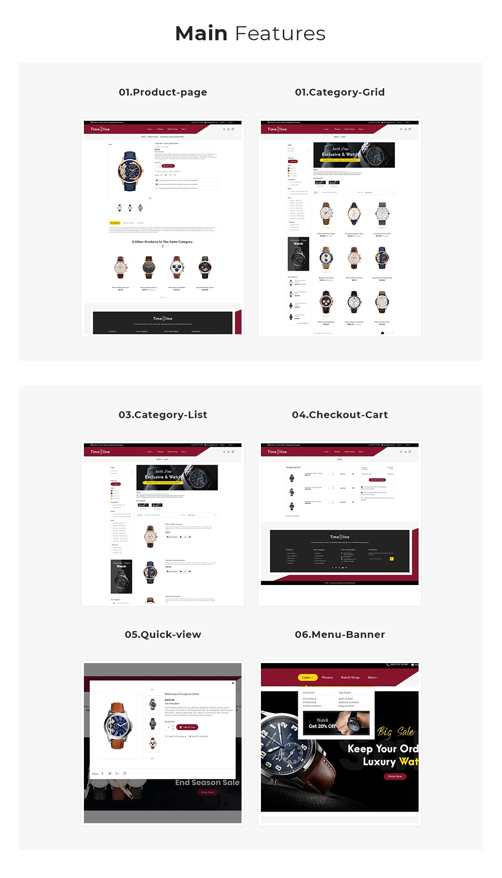 theme features